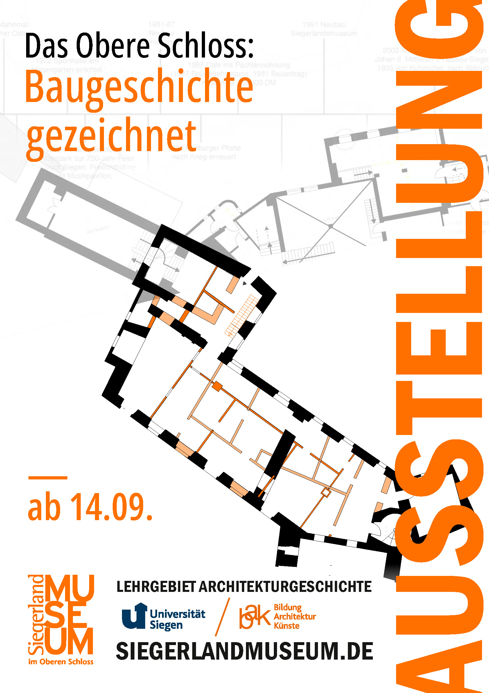 Ausstellung Architekturgeschichte Gezeichnet